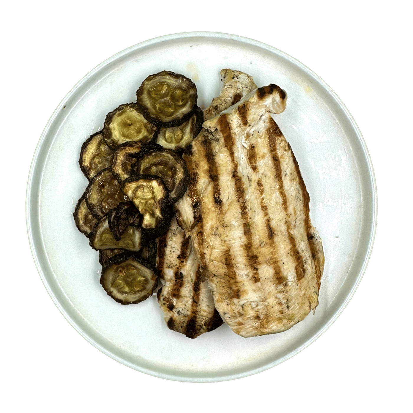 Filetto di Pollo alla Griglia e Zucchine