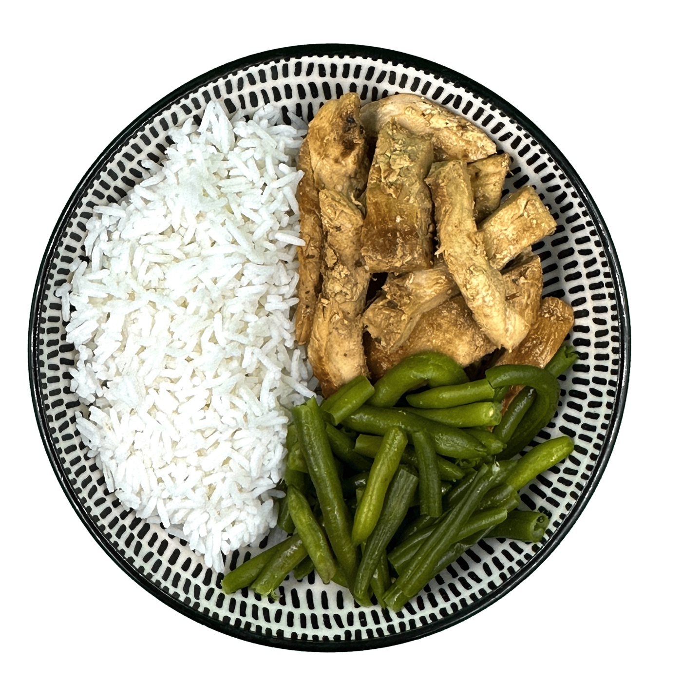 Riso Basmati con Straccetti di Pollo e Fagiolini