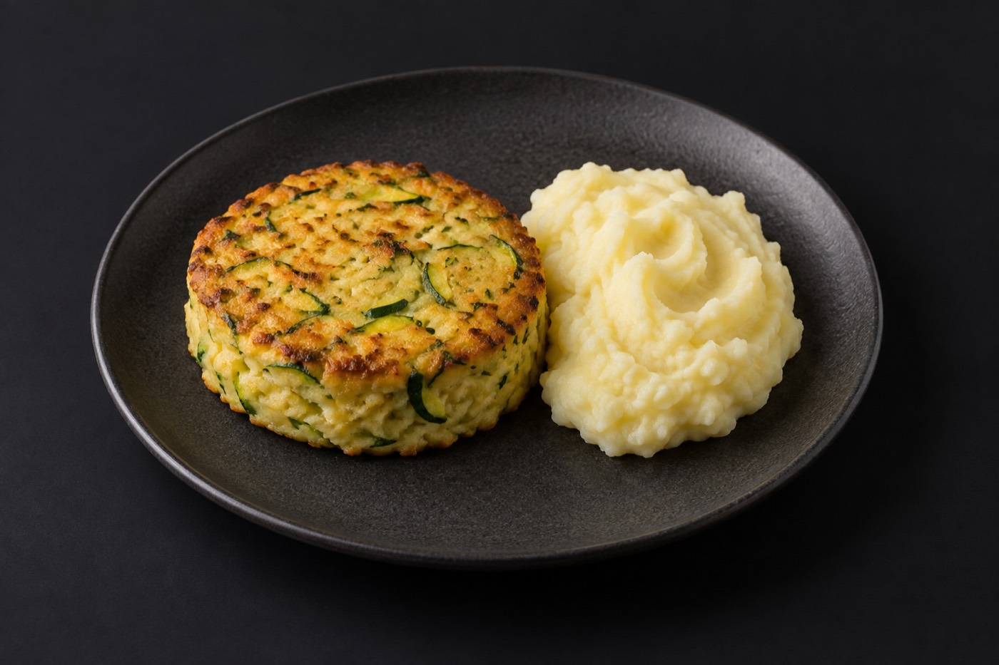 SFORMATO DI ZUCCHINE CON PURÈ